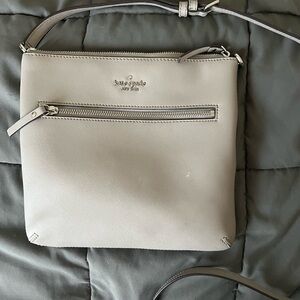 Kate Spade Gray Crossbody Bag with Sleek Design